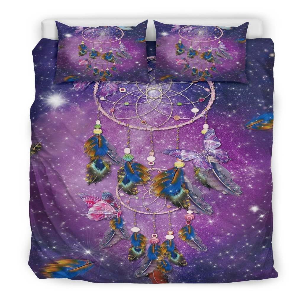 Purple Galaxy Dreamcatcher Bedding Set