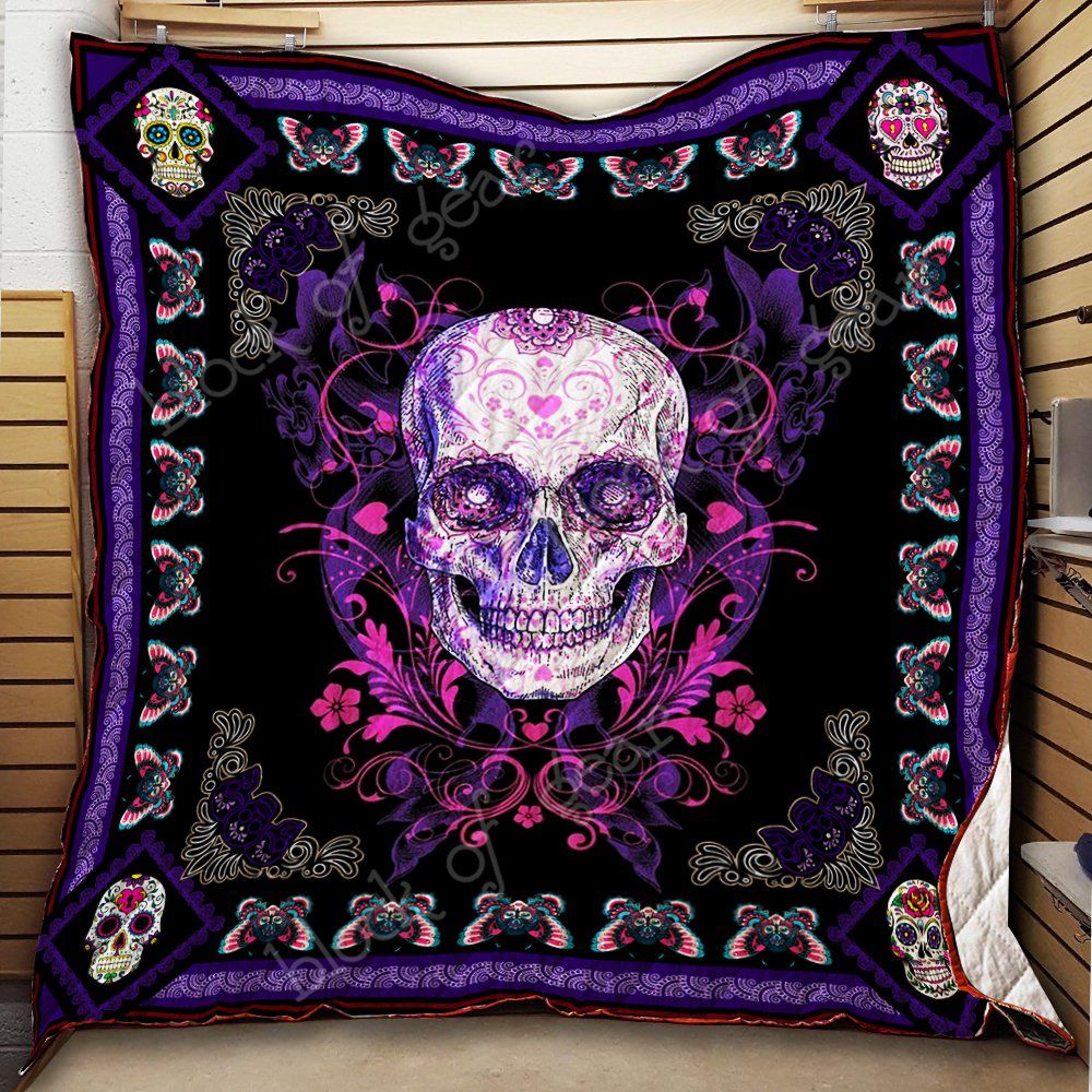Purple Skull Quilt Thh849 Dhc11121945Dd