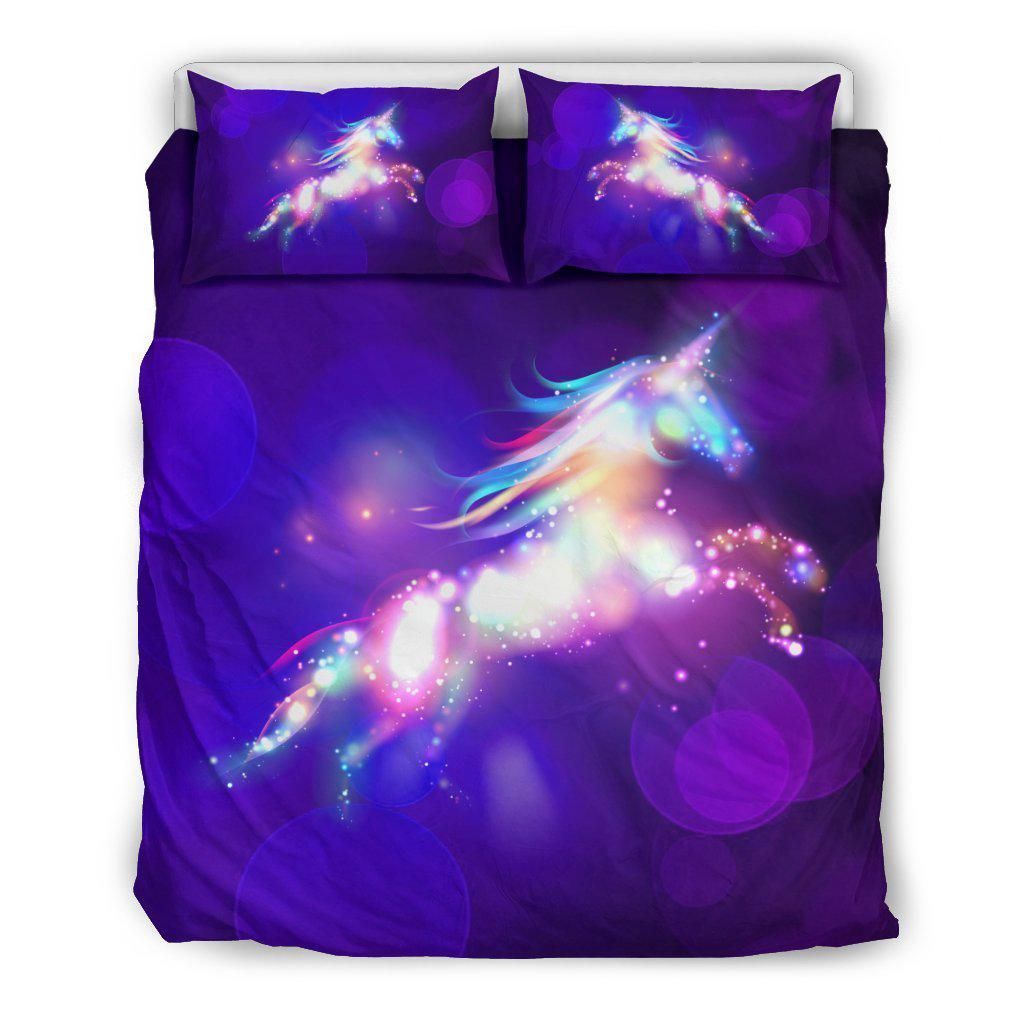 Purple Unicorn Bedding Set