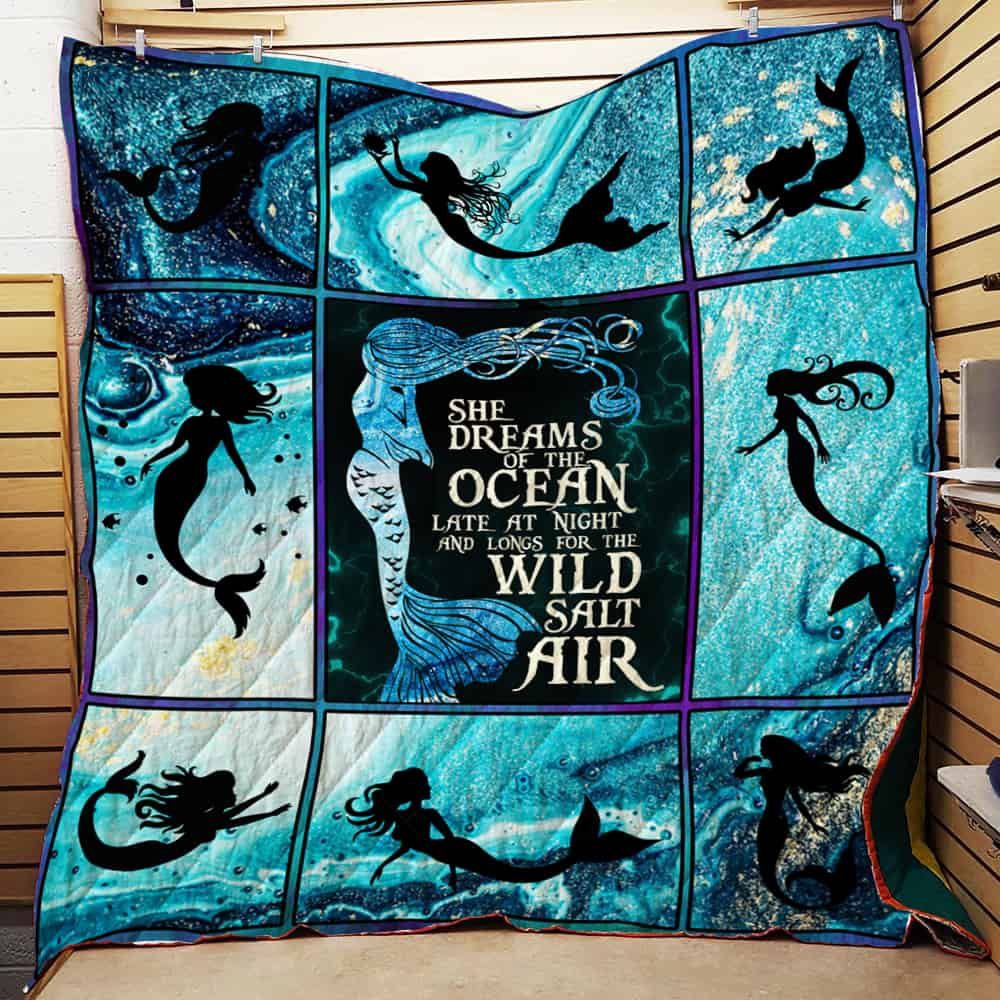 Pv0405 Mermaid Dream Of The Ocean Quilt Dhc16124521Dd