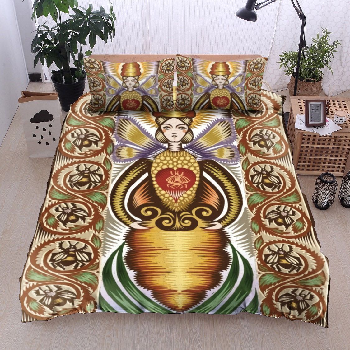 Queen Bee Bedding Set