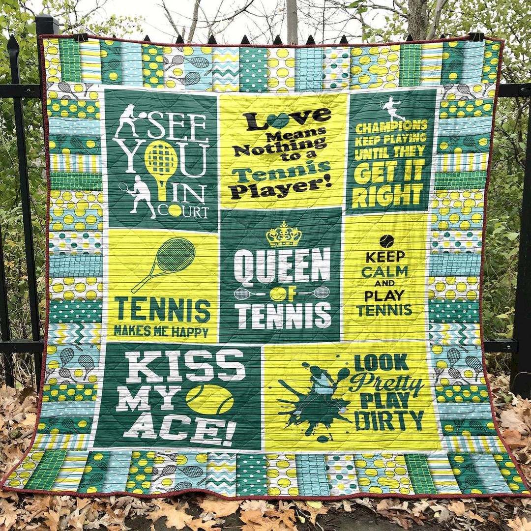 Queen Of Tennis PKT200647 Quilt Blanket