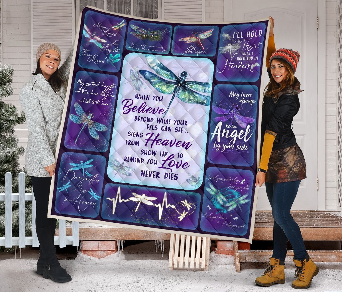 Quilt Blanket Dragonfly When You Believe Dhc09121263Dd