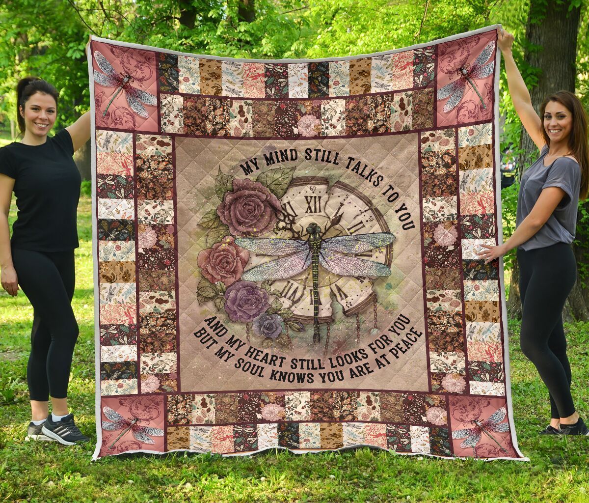 Quilt Blanket Dragonfly You Are At Peace Dhc09121218Dd