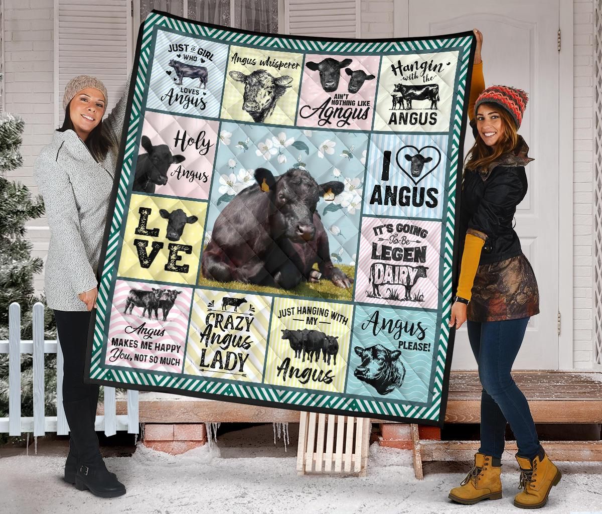 Quilt Blanket For Cow Lovers 04 DHC02012047TD