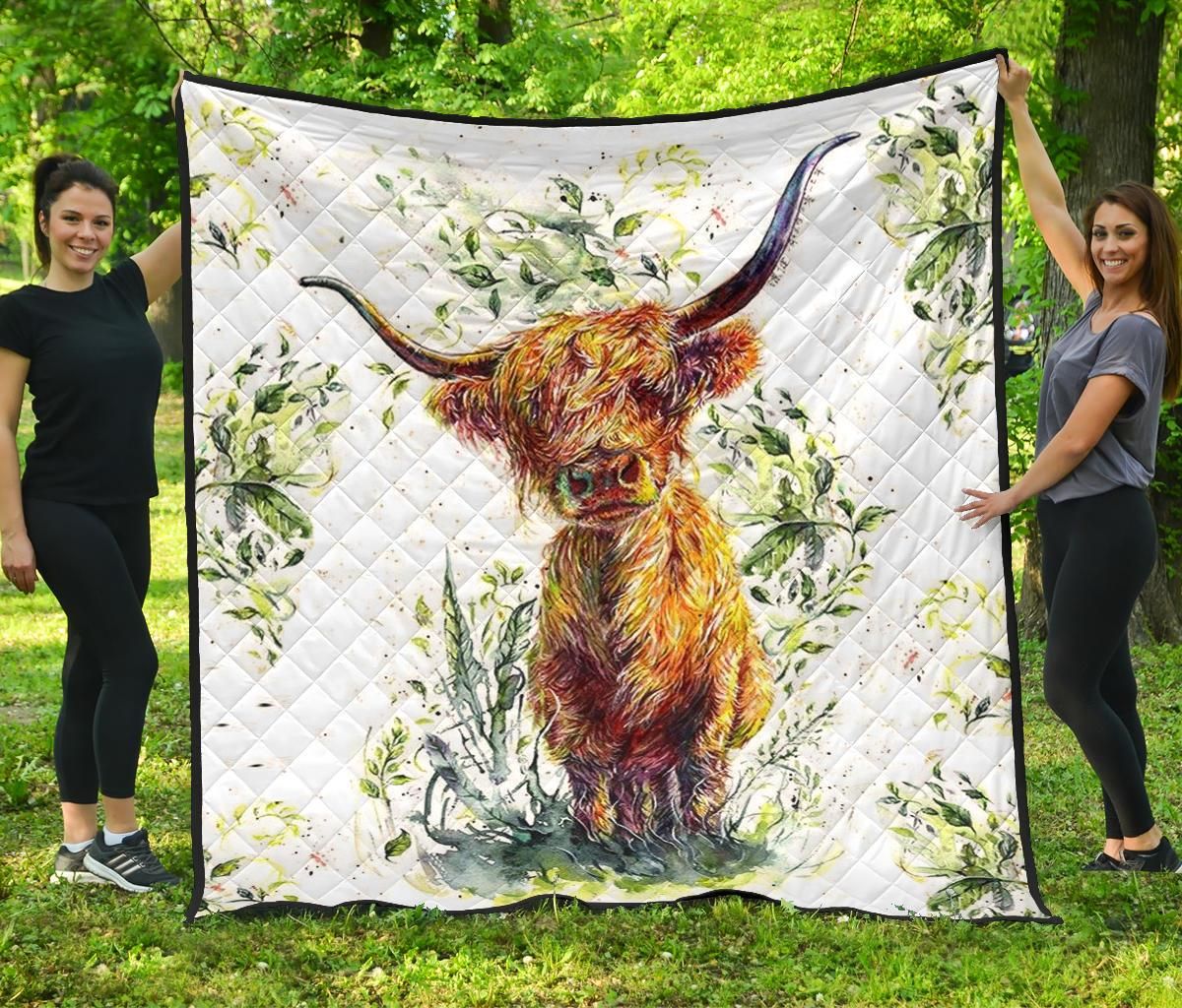 Quilt Blanket For Cow Lovers 06 DHC02012061TD