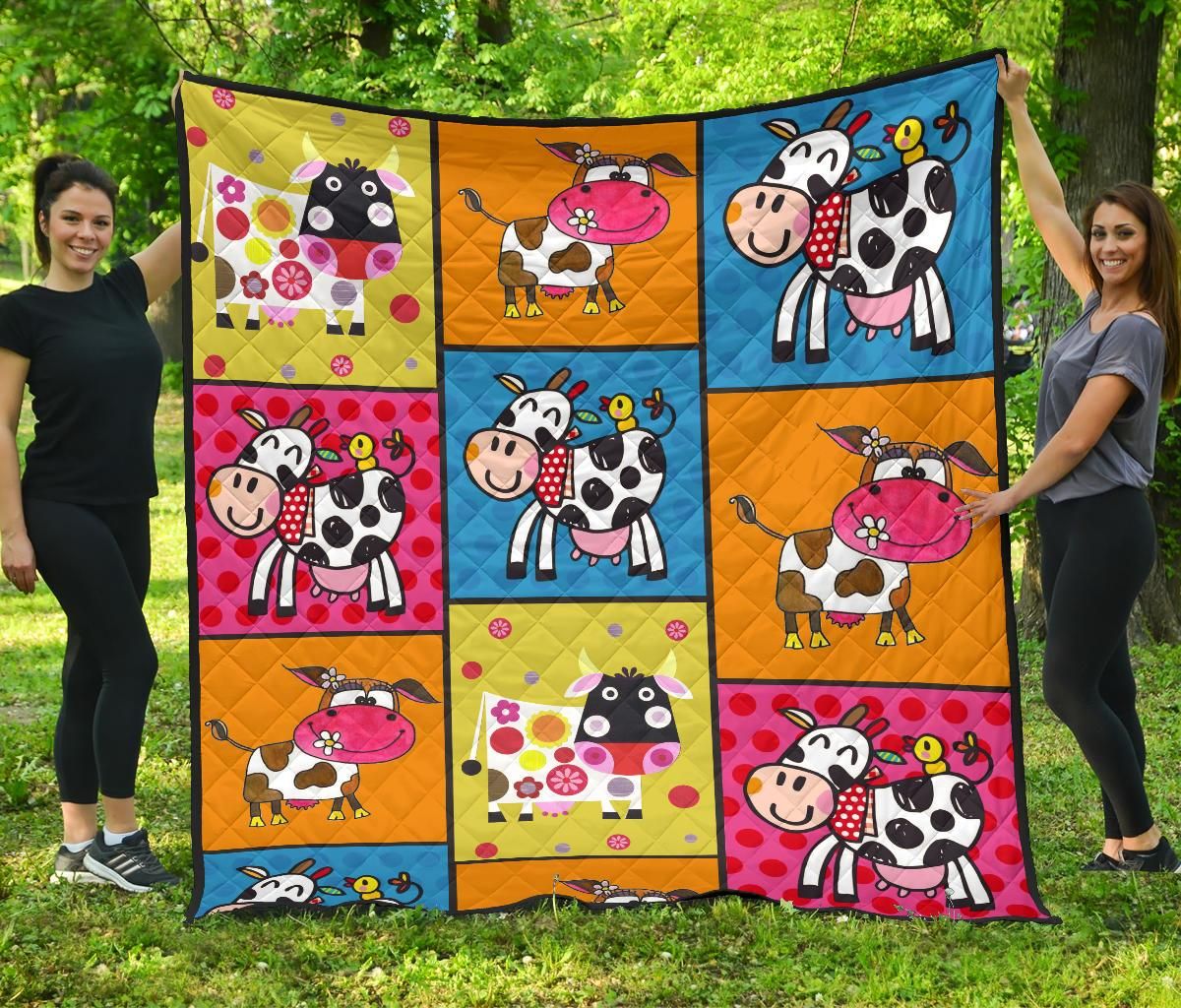 Quilt Blanket For Cow Lovers 07 DHC02012059TD