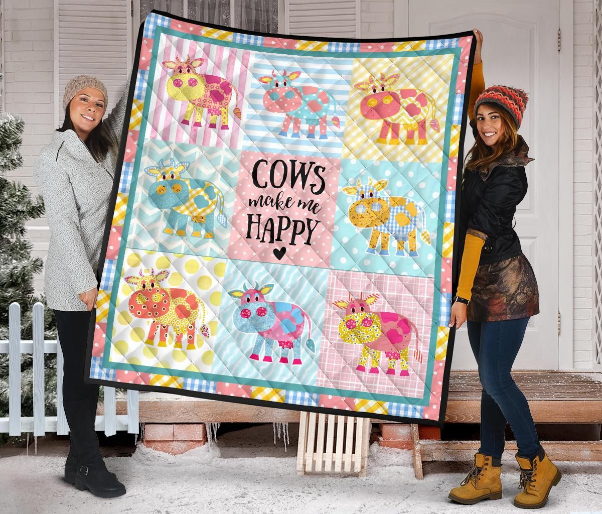 Quilt Blanket For Cow Lovers 08 DHC02012044TD