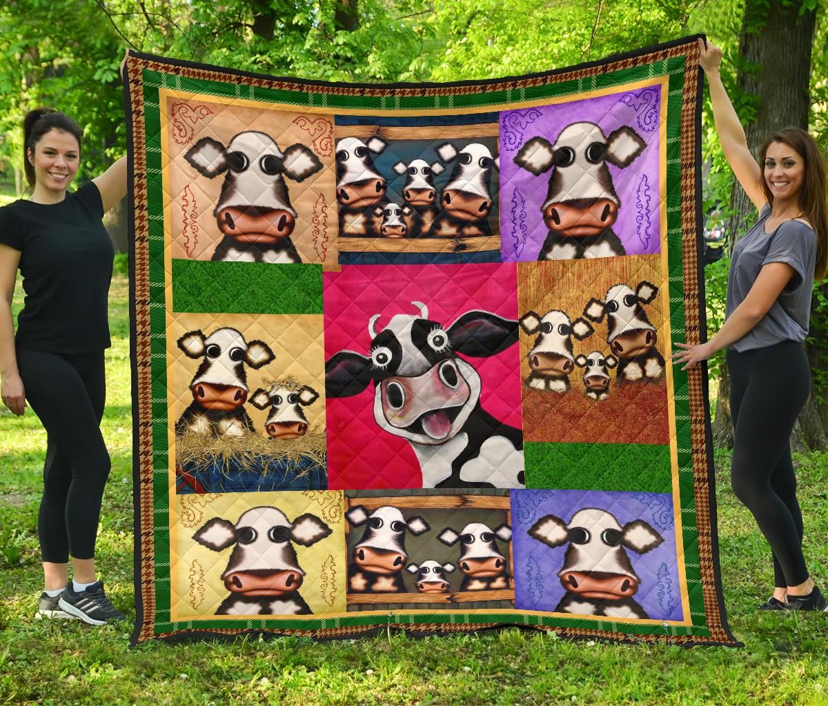 Quilt Blanket For Cow Lovers 09 DHC02012043TD