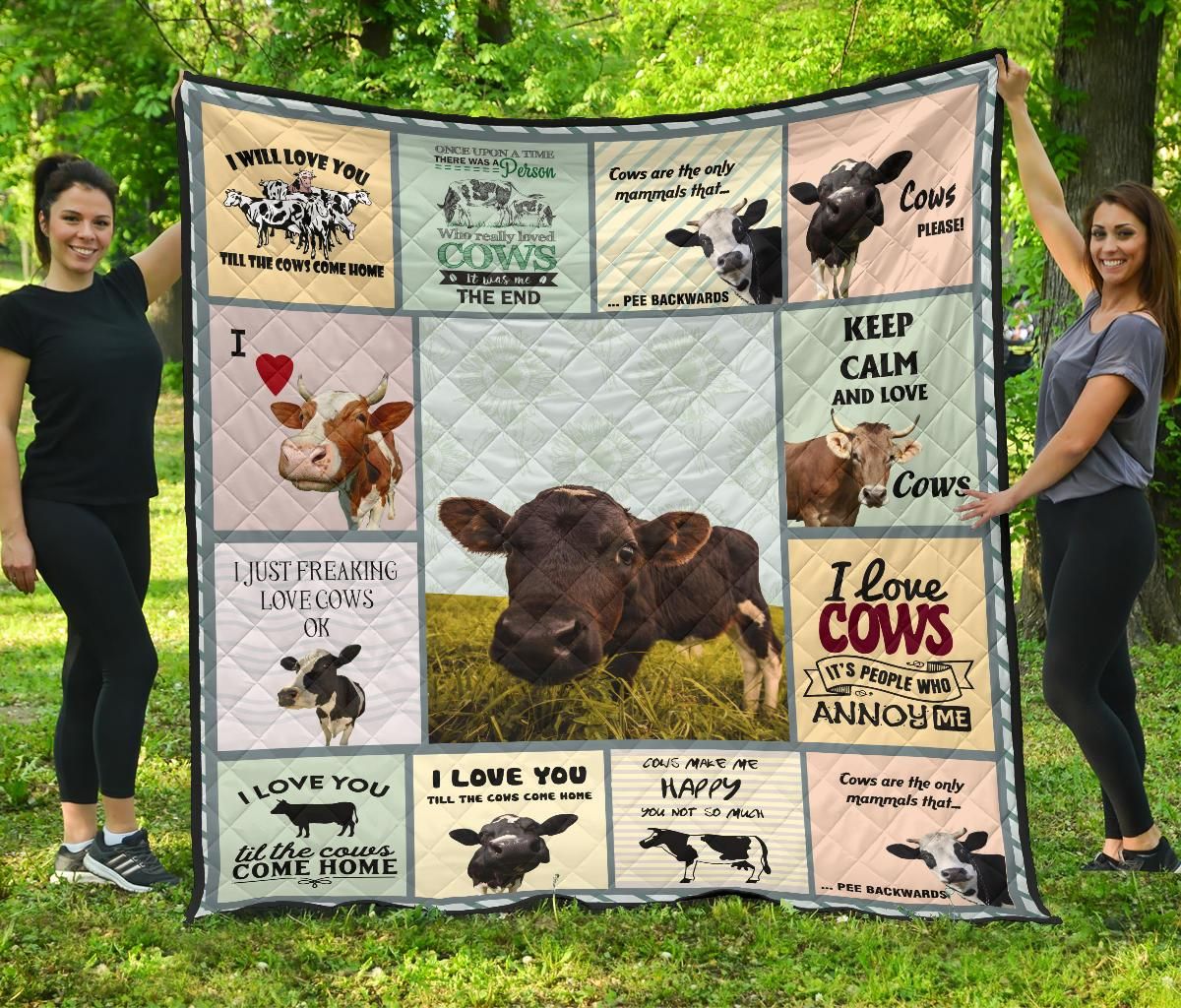 Quilt Blanket For Cow Lovers 13 DHC02012056TD