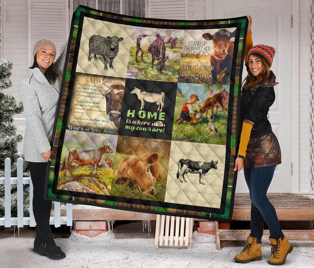 Quilt Blanket For Cow Lovers 19 DHC02012027TD
