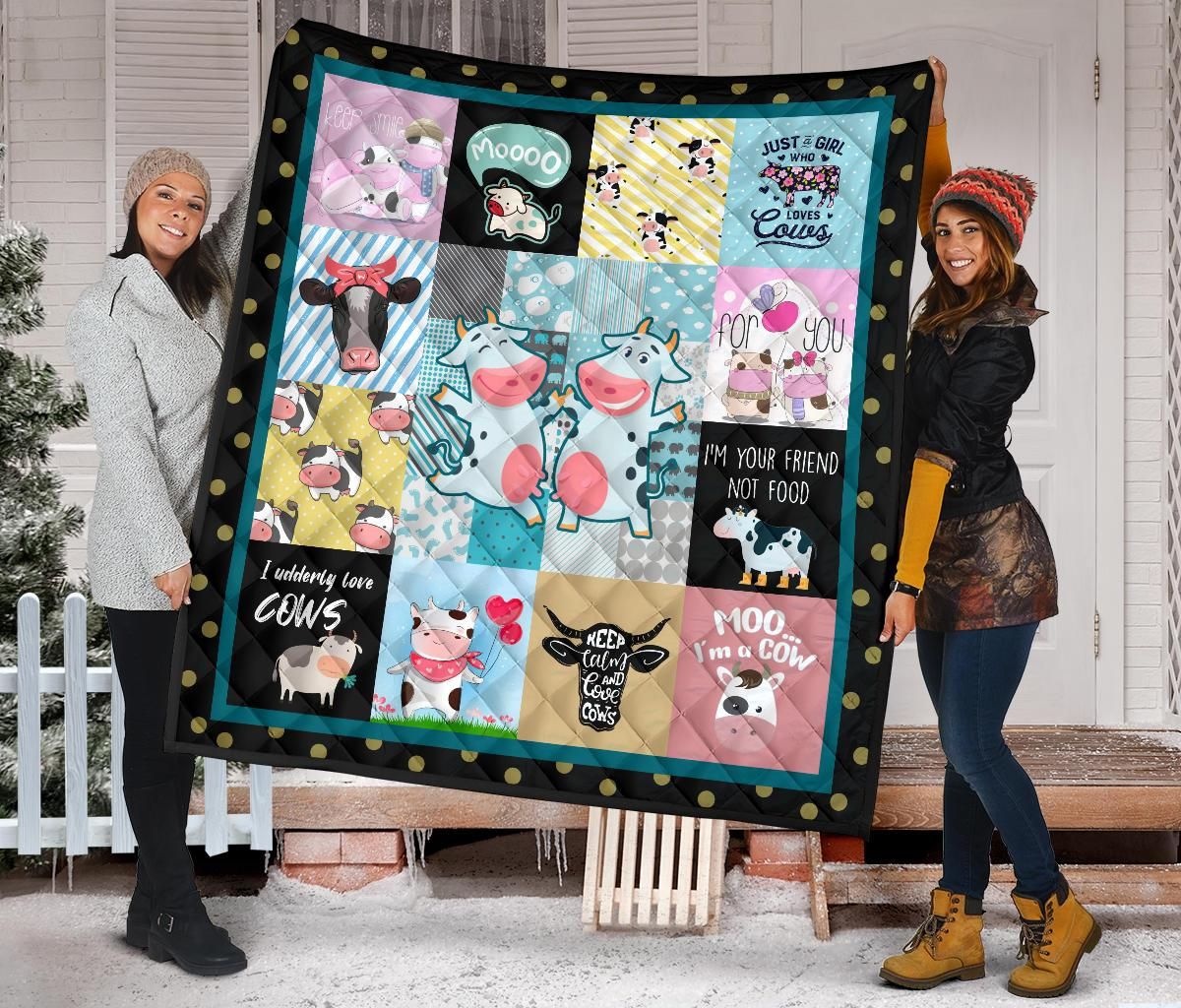 Quilt Blanket For Cow Lovers 21 DHC02012025TD