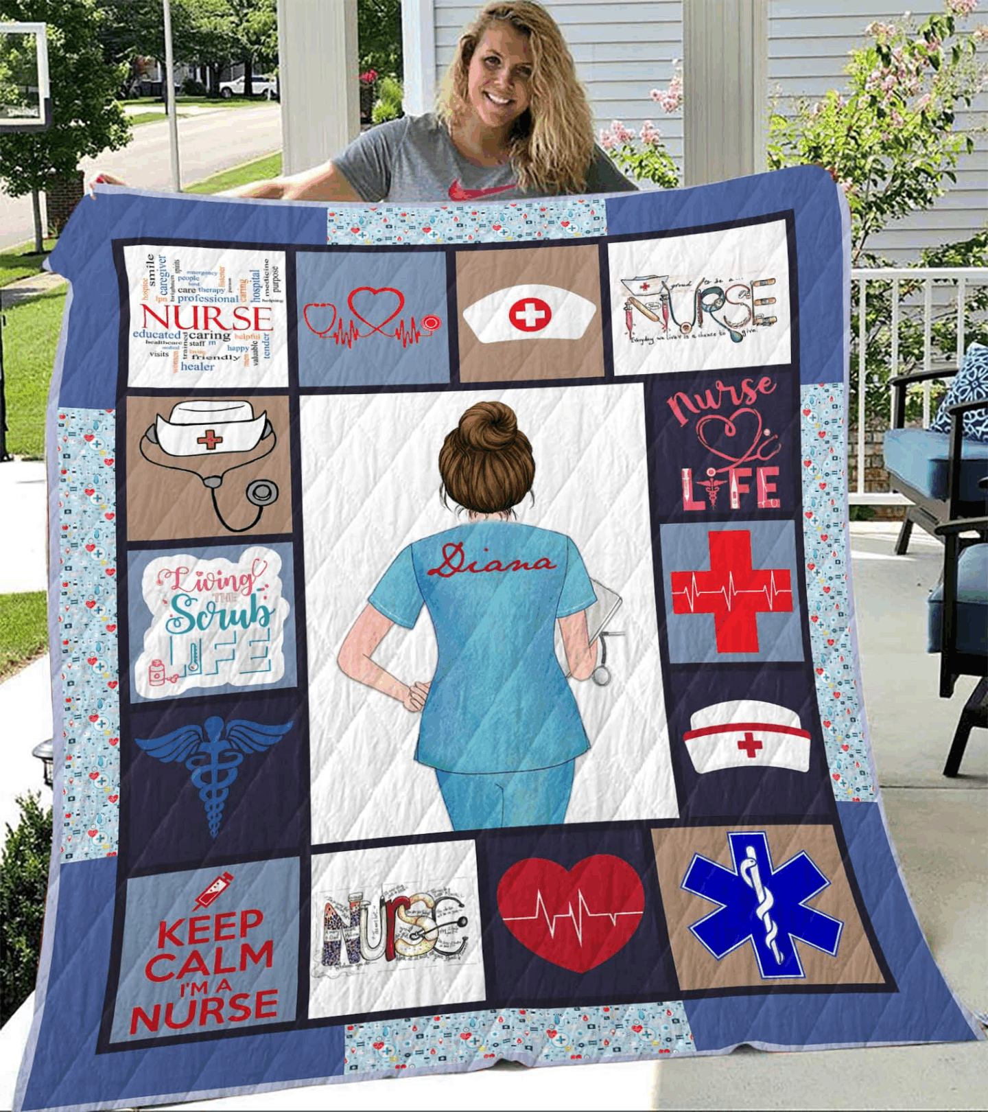 Quilt Blanket  Nurse Custom Th10 Dhc11121154Dd