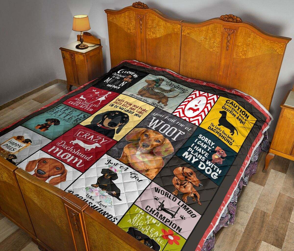 QUILT DACHSHUND LOVER DHC281110801DD