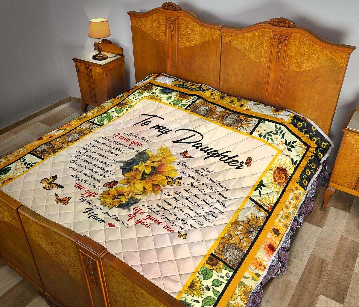 QUILT DAUGHTER AND MOM LIFE GAVE ME THE GIFT OF YOU DHC281110899DD