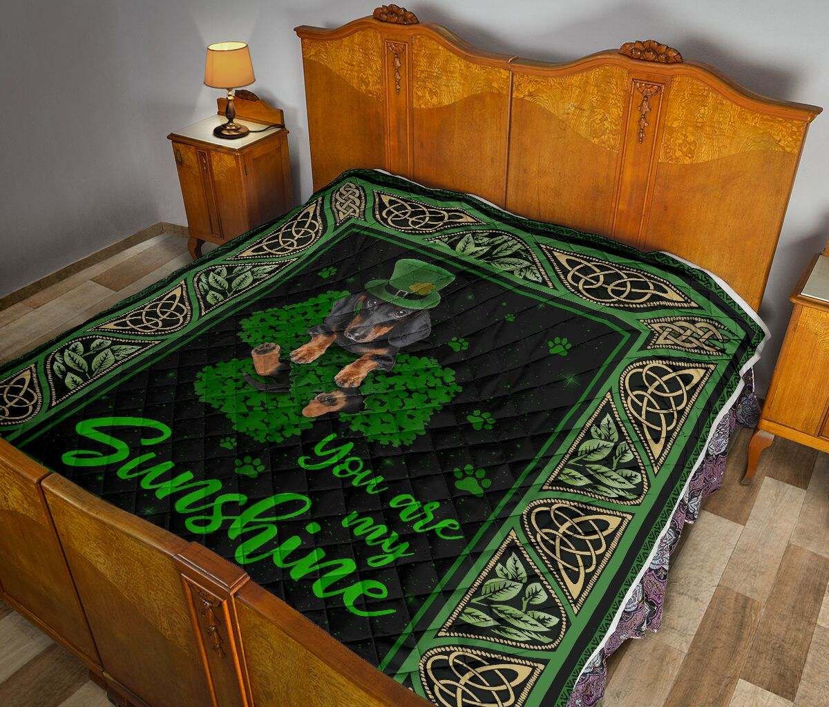 QUILT DOG QUILT YOU ARE MY SUNSHINE DHC281110853DD