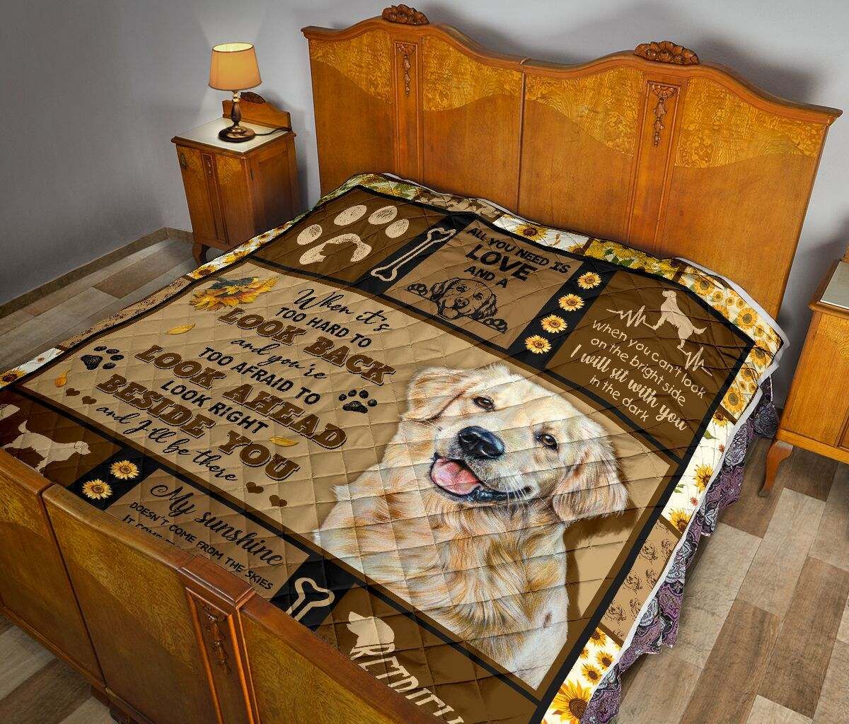 QUILT GOLDEN RETRIEVER QUILT DHC281110897DD