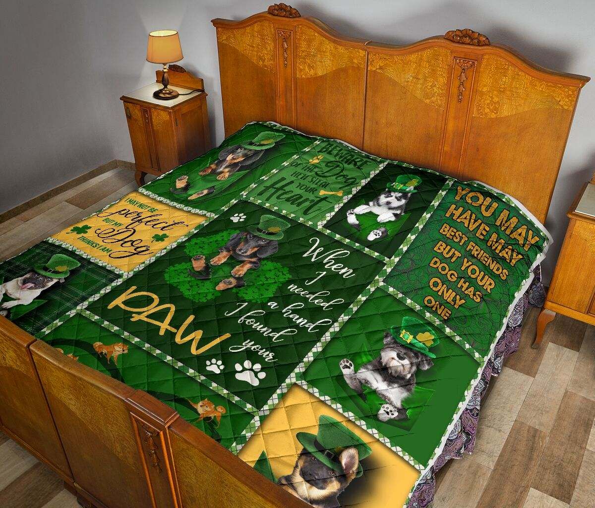 QUILT IRISH DOG QUILT DHC281110860DD