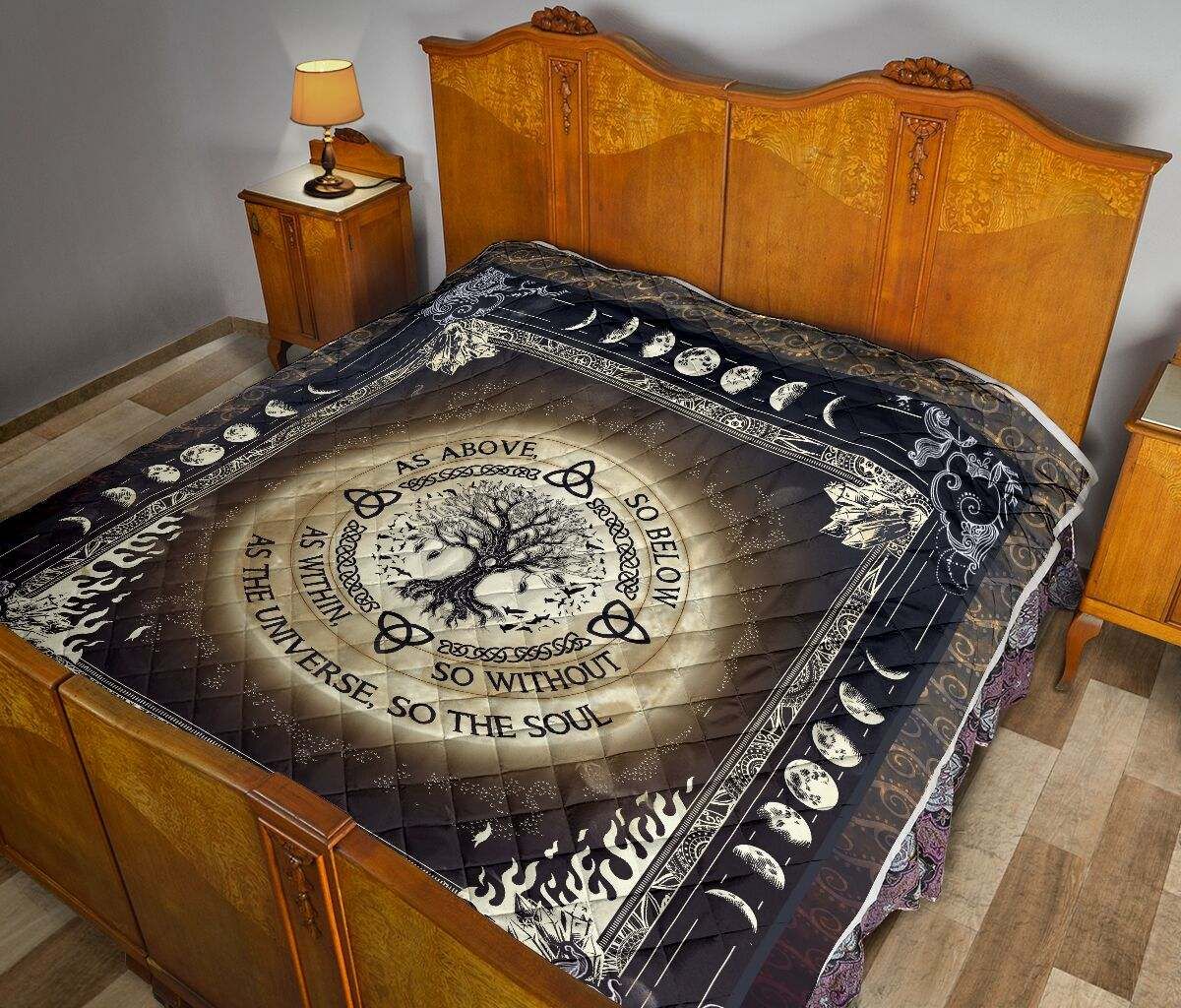 QUILT MOON QUILT TREE OF LIFE DHC281110903DD