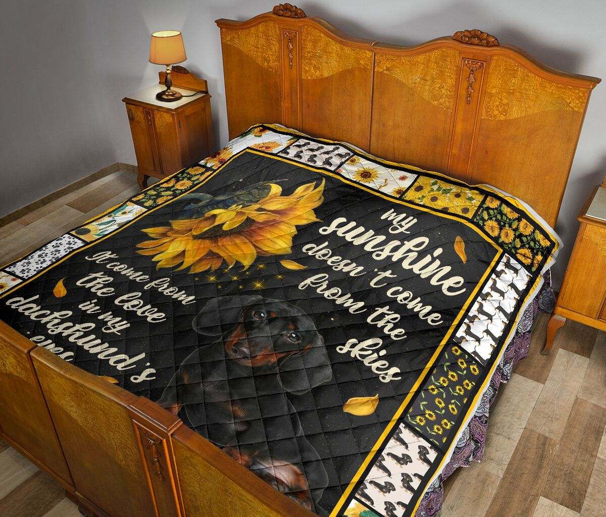 QUILT MY SUNSHINE DACHSHUND QUILT DHC281110884DD