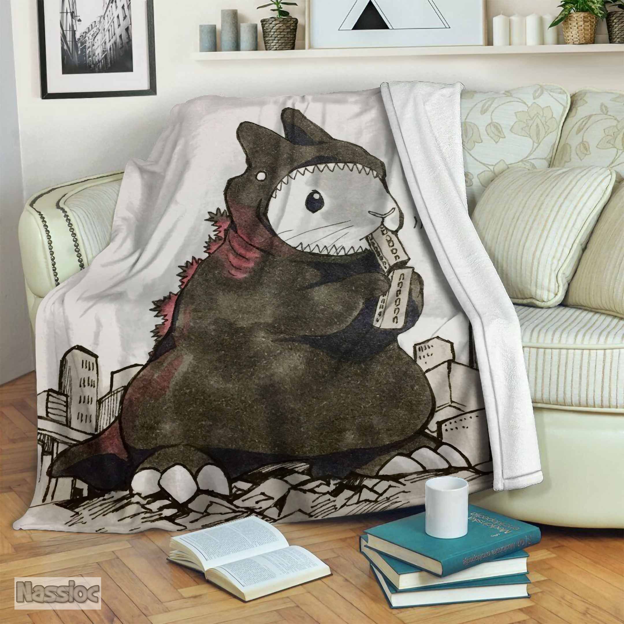 Rabbit Fleece Blanket