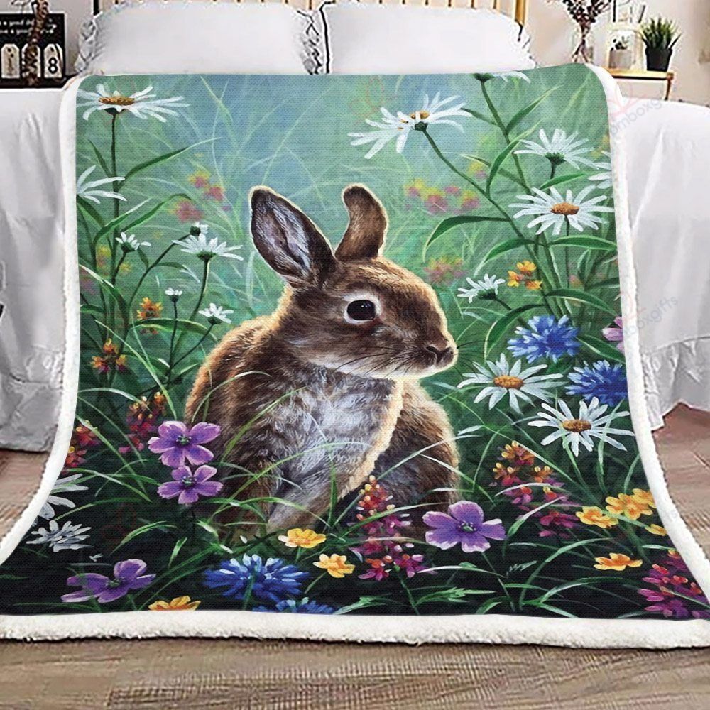 Rabbit Fleece Blanket