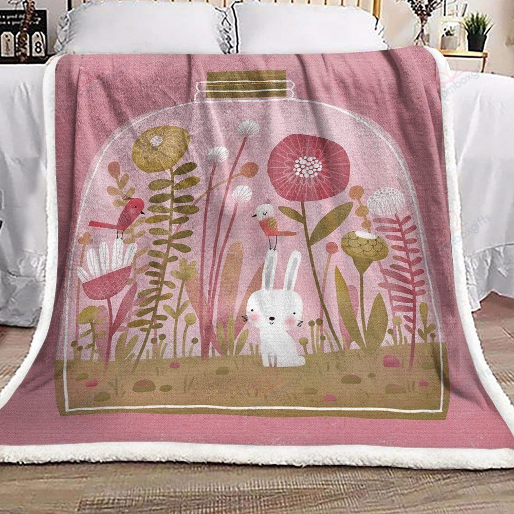 Rabbit Fleece Blanket