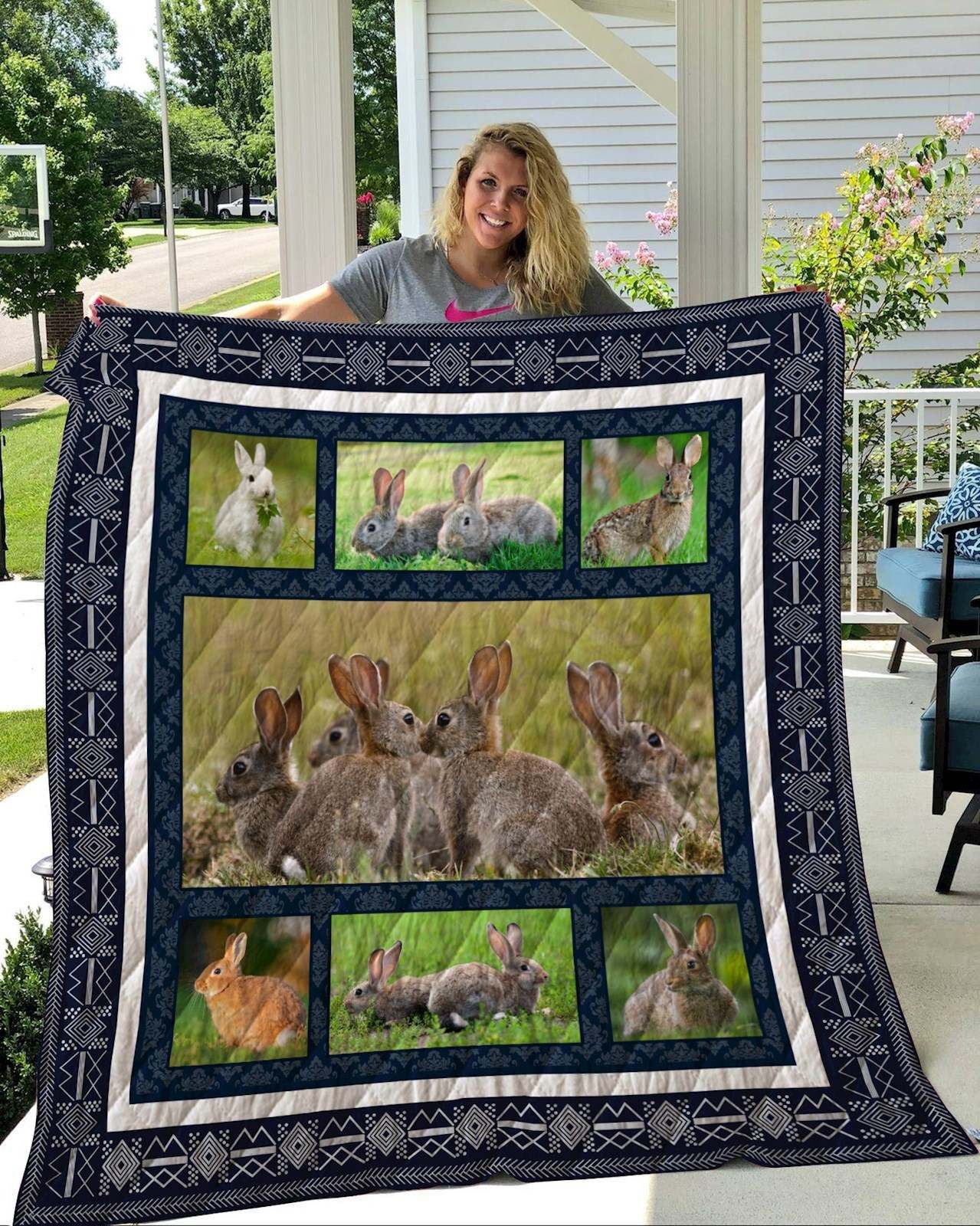 Rabbit Quilt Blanket DHC2911158VT