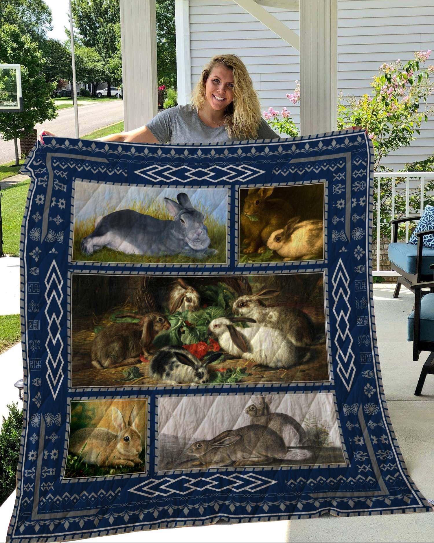 Rabbit Quilt Blanket DHC291192VT