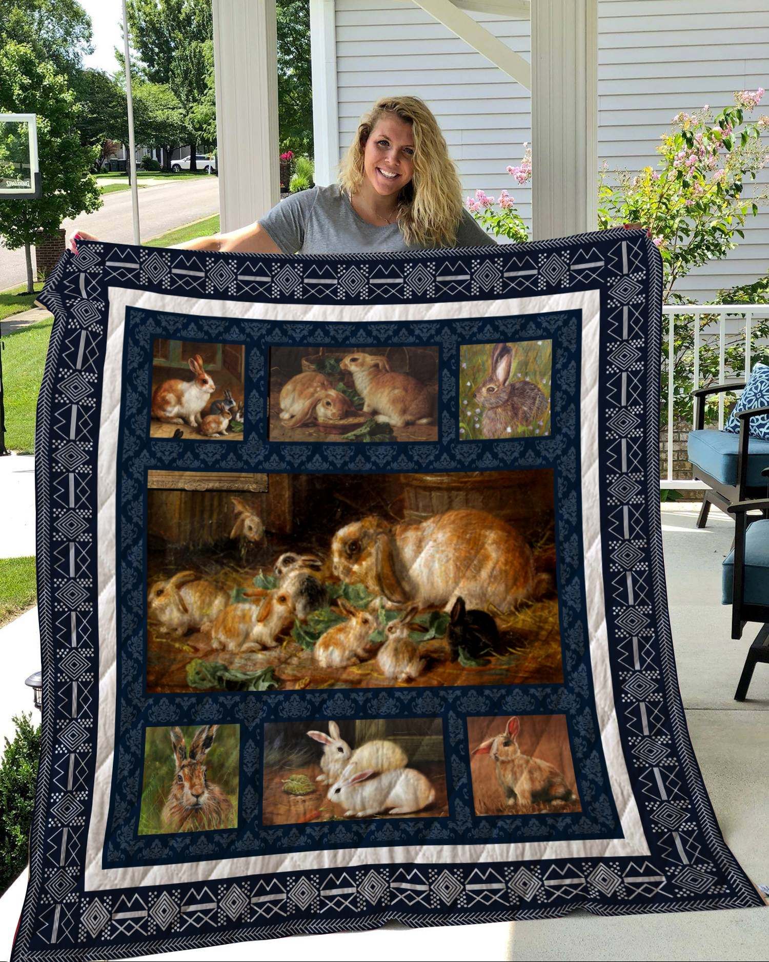 Rabbit Quilt Blanket DHC291193VT