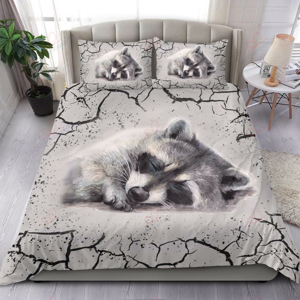 Raccoon 3D Bedding Set
