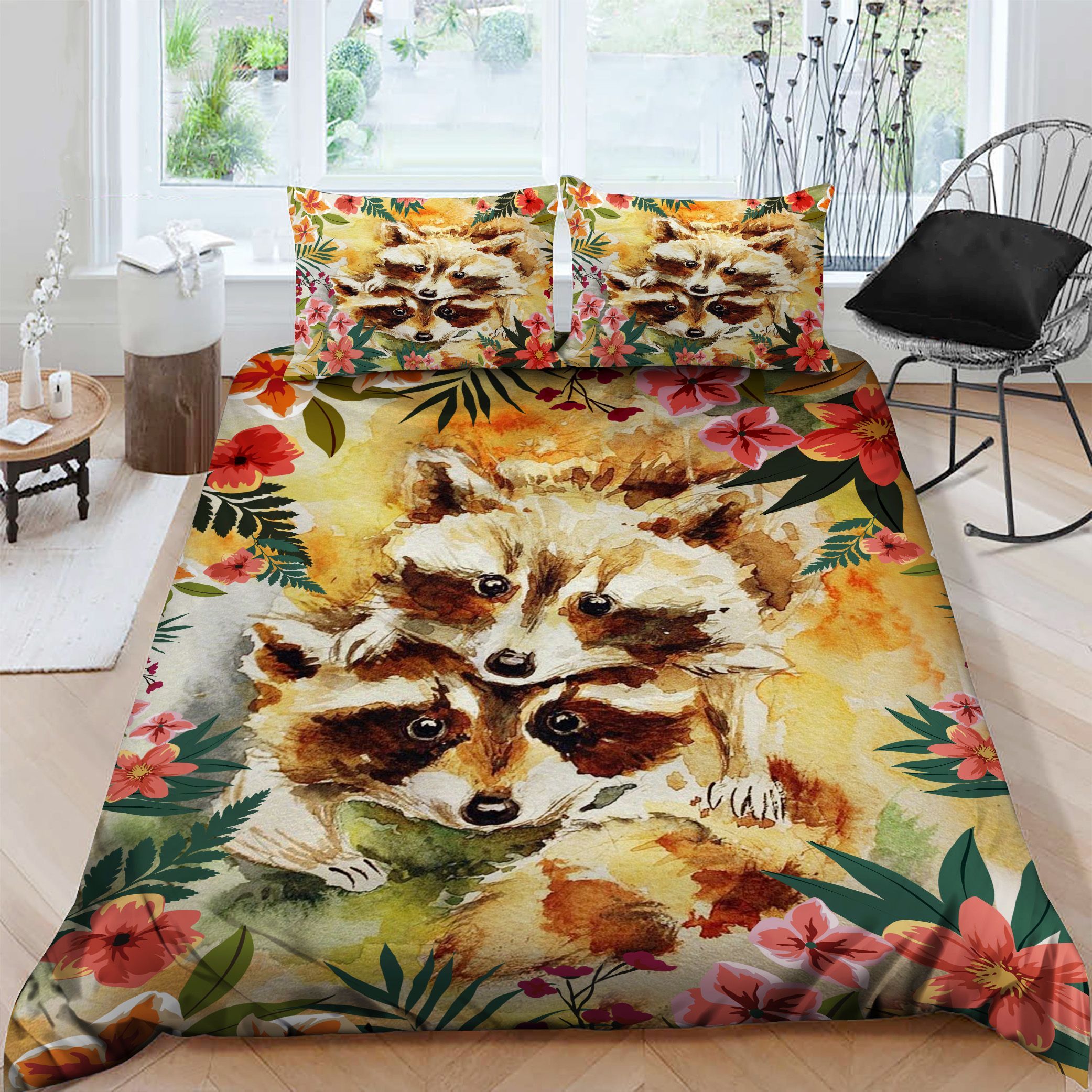 Raccoon Bedding Set