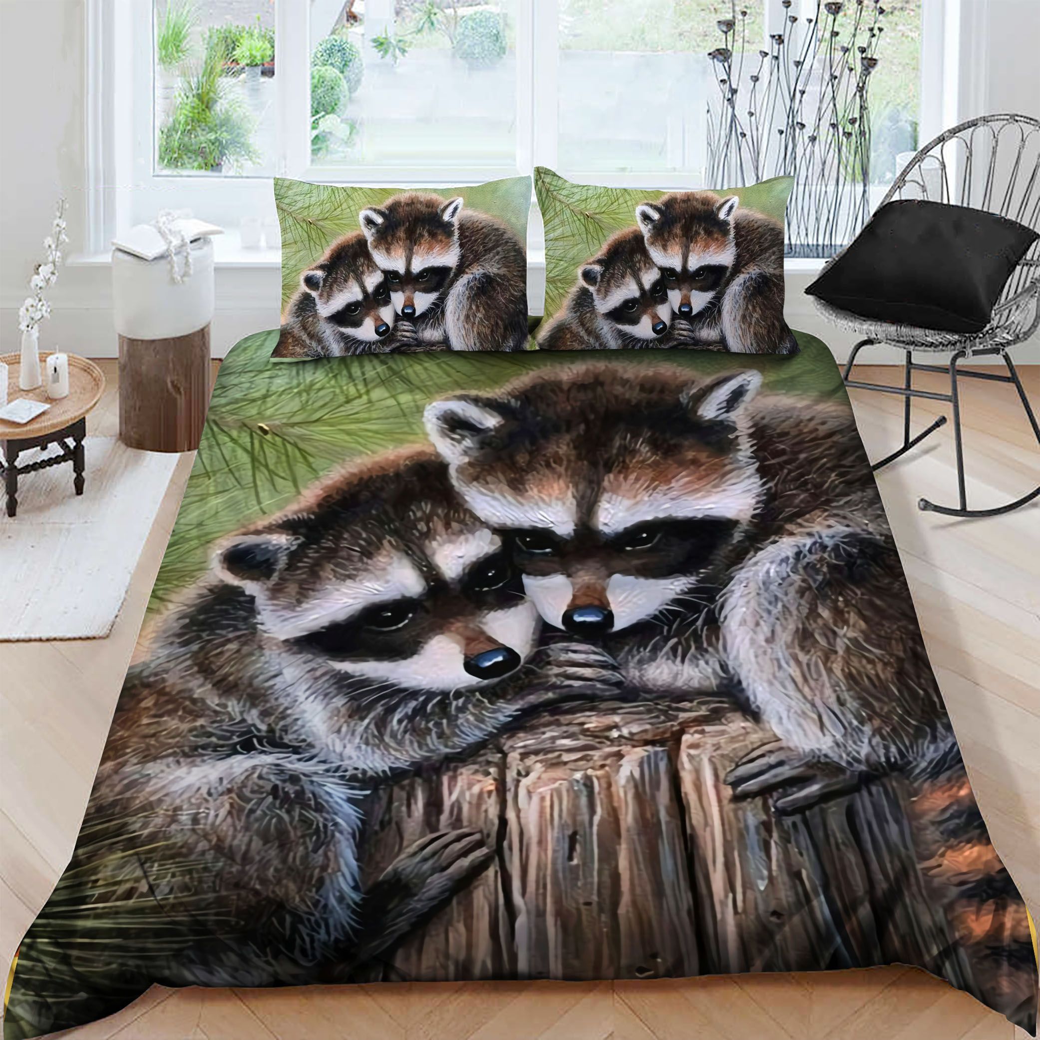 Raccoon Bedding Set