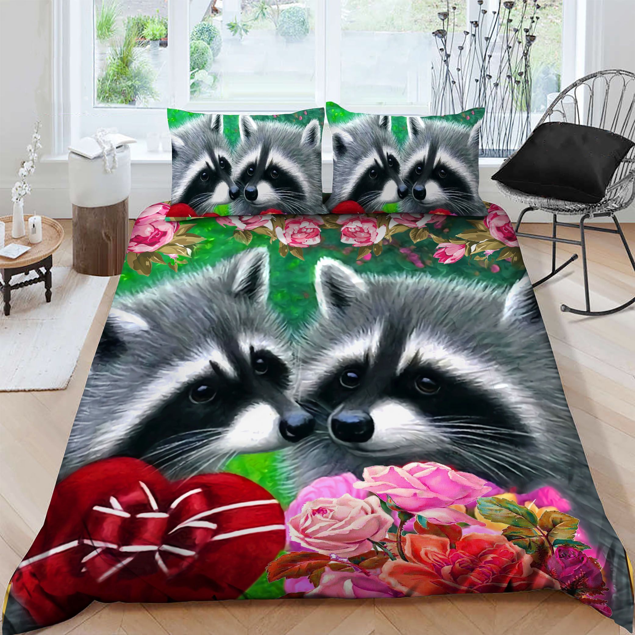 Raccoon Bedding Set