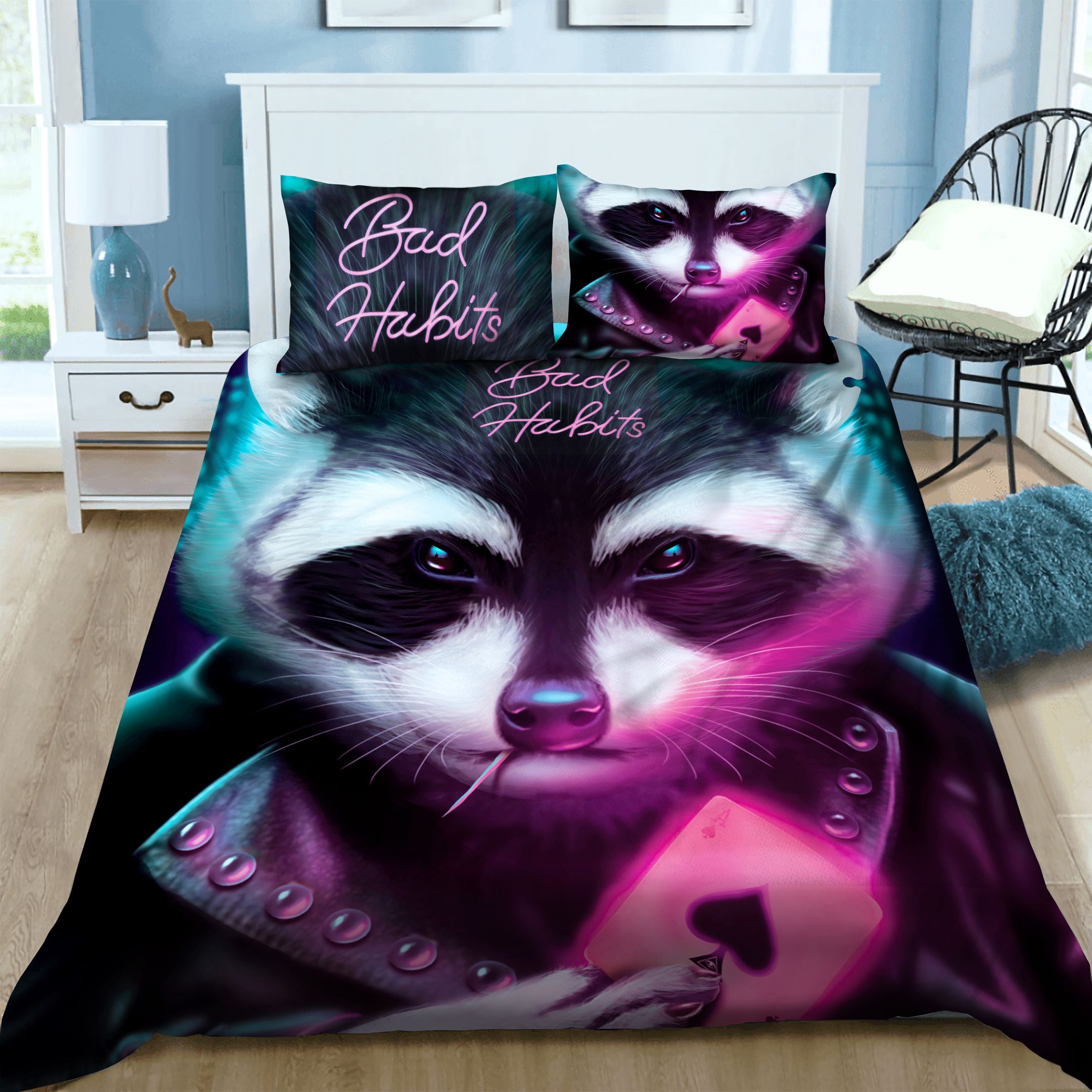 Raccoon Bedding Set