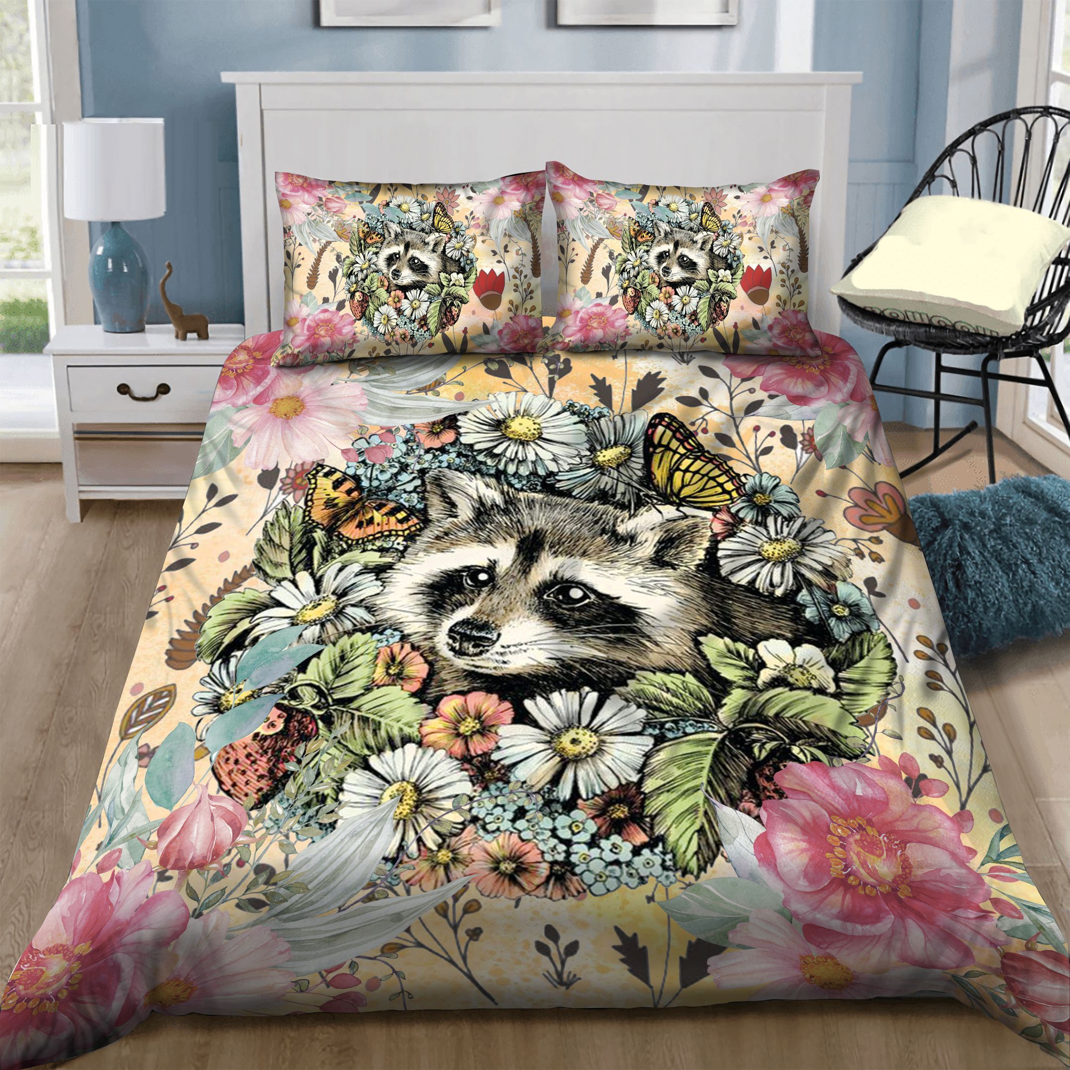 Raccoon Bedding Set