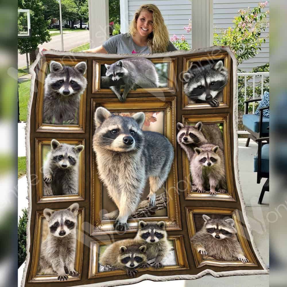 Raccoon Fleece Blanket