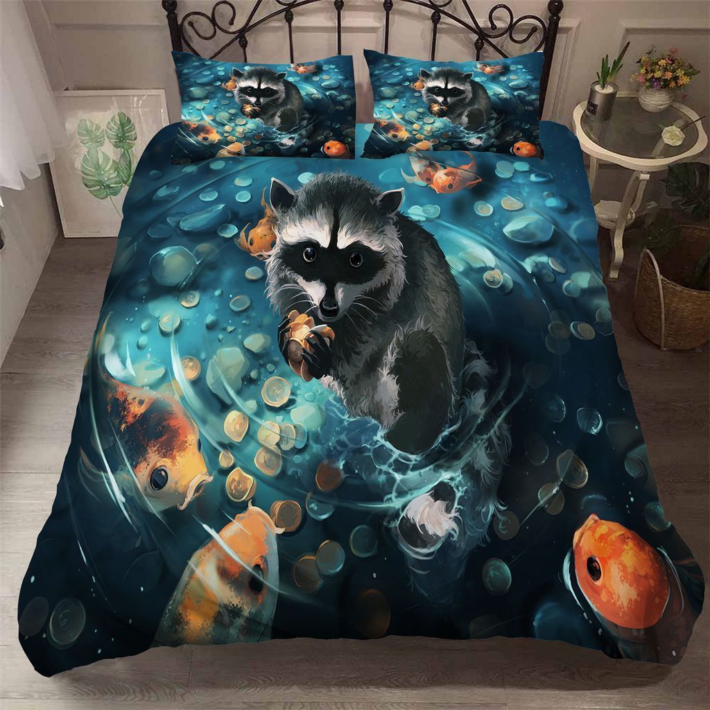 Raccoon Lake Bedding Set
