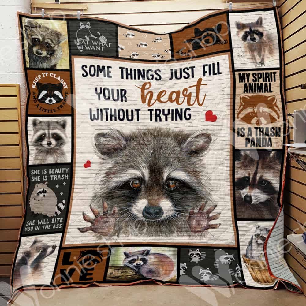 Raccoon Love GS-CL-LD0601 Quilt Blanket
