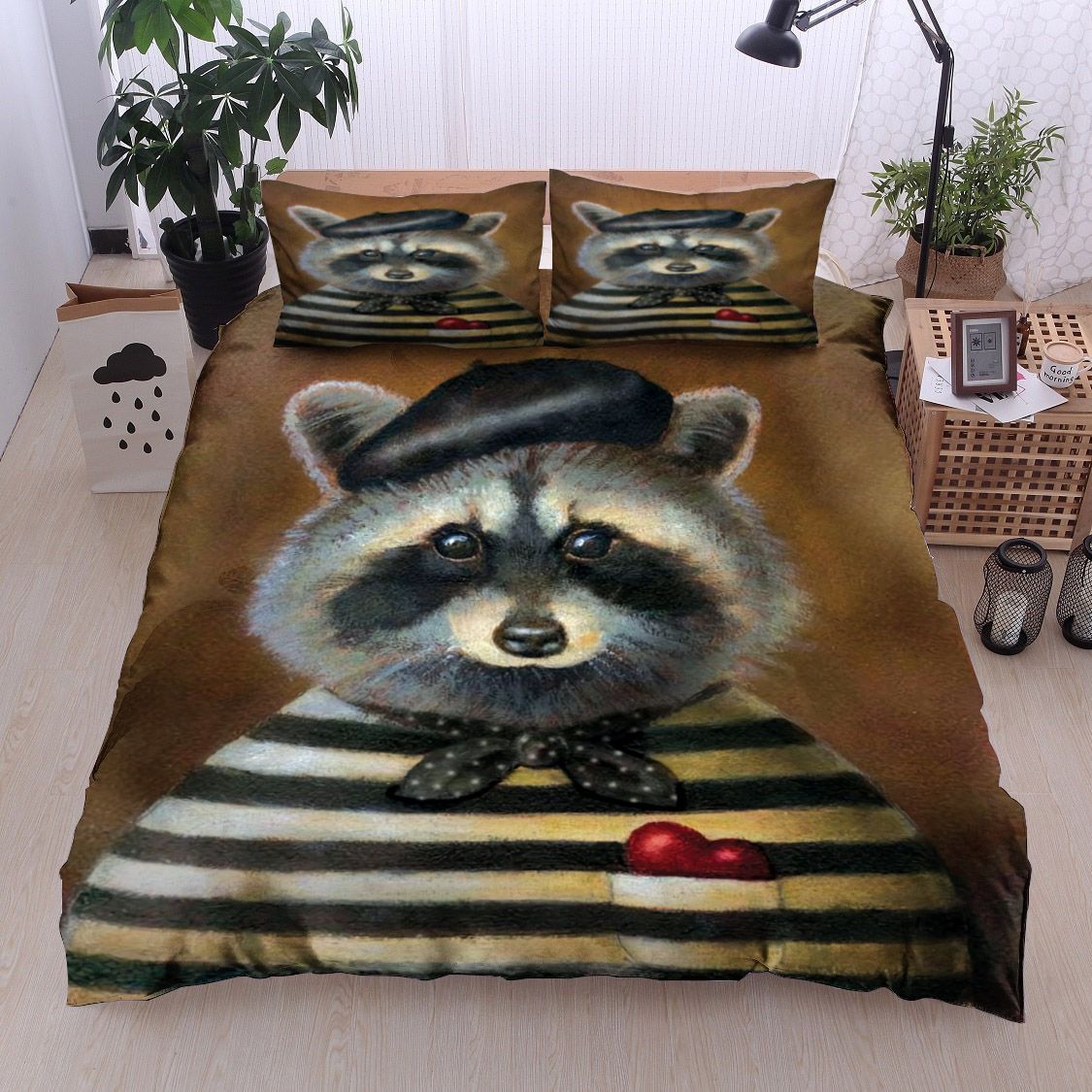 Raccoon Bedding Set