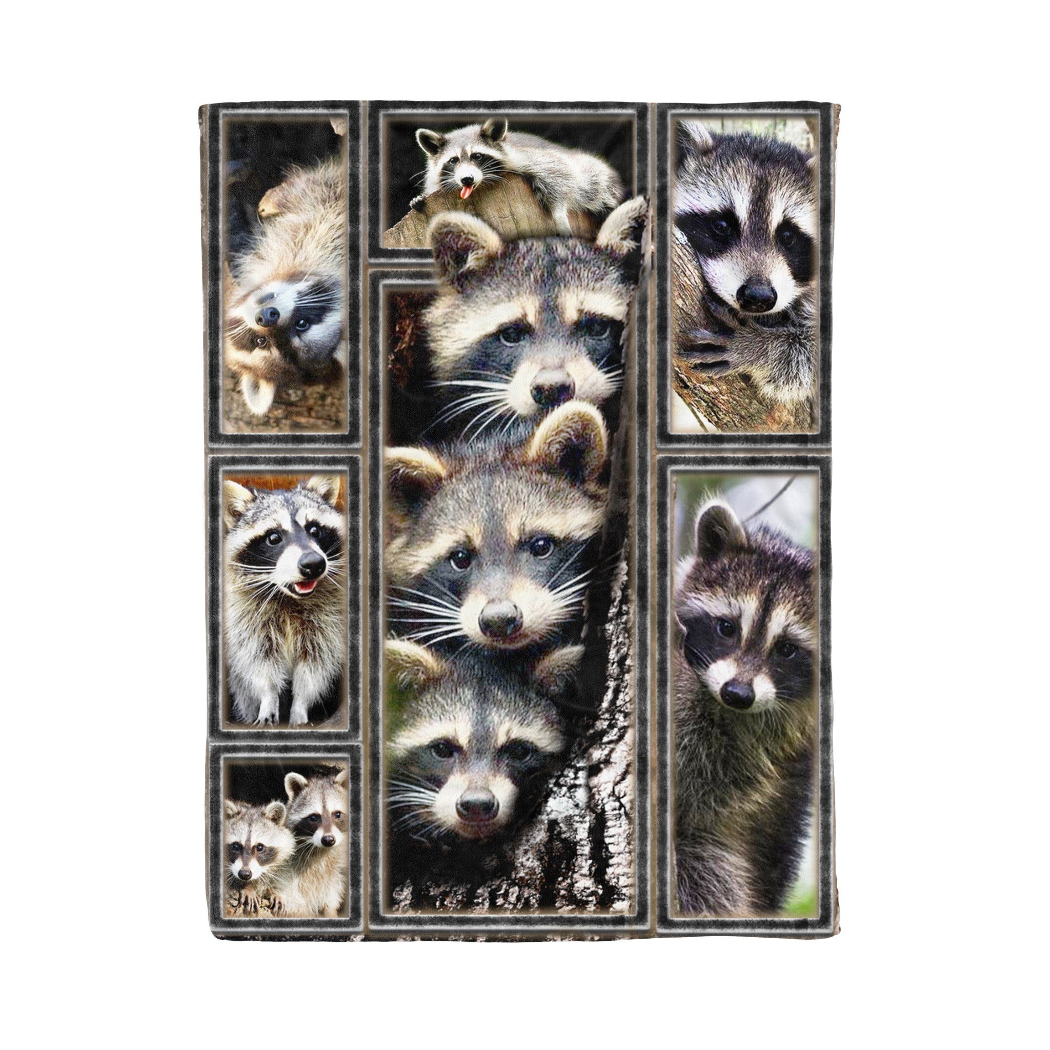 Raccoon Fleece Blanket