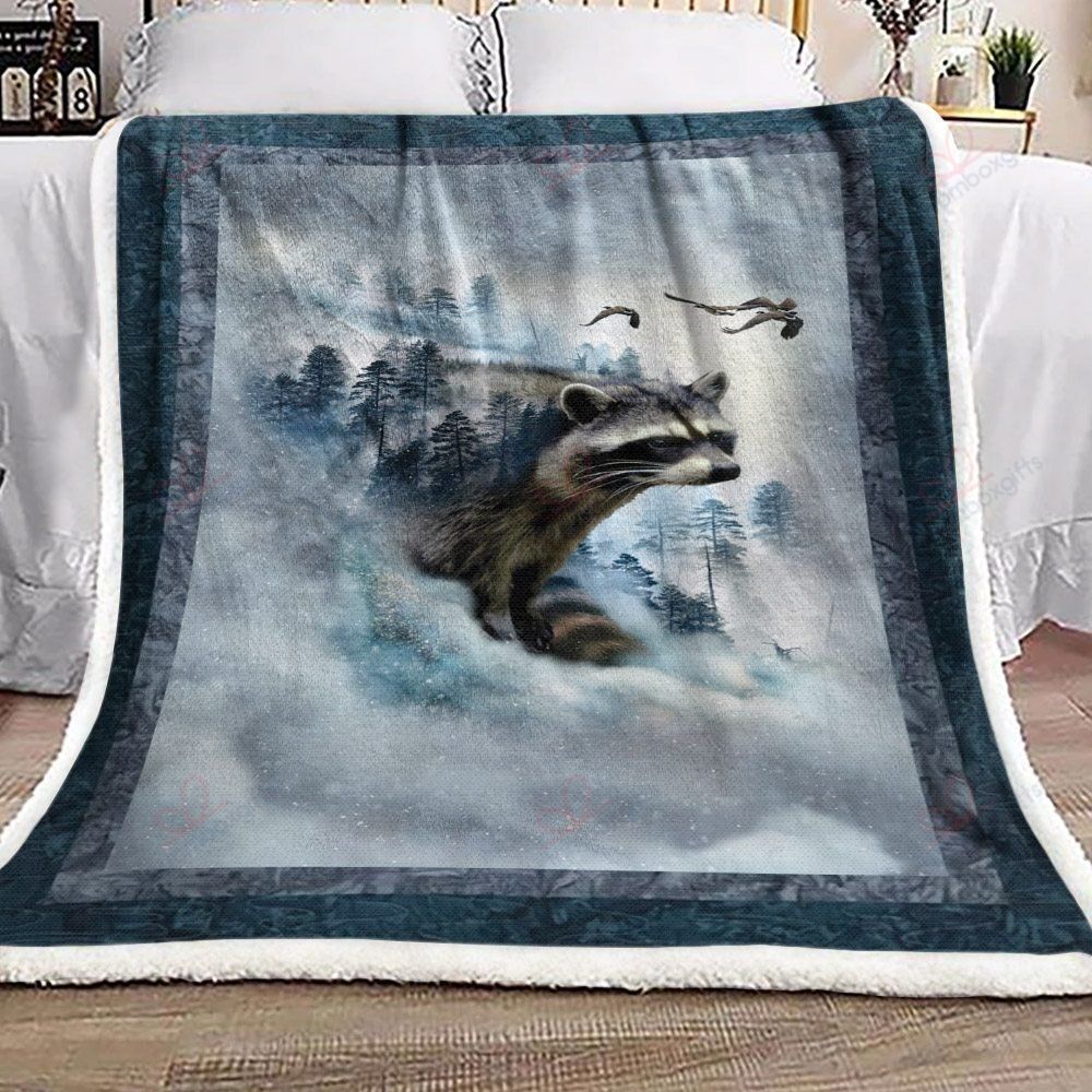 Raccoon Fleece Blanket