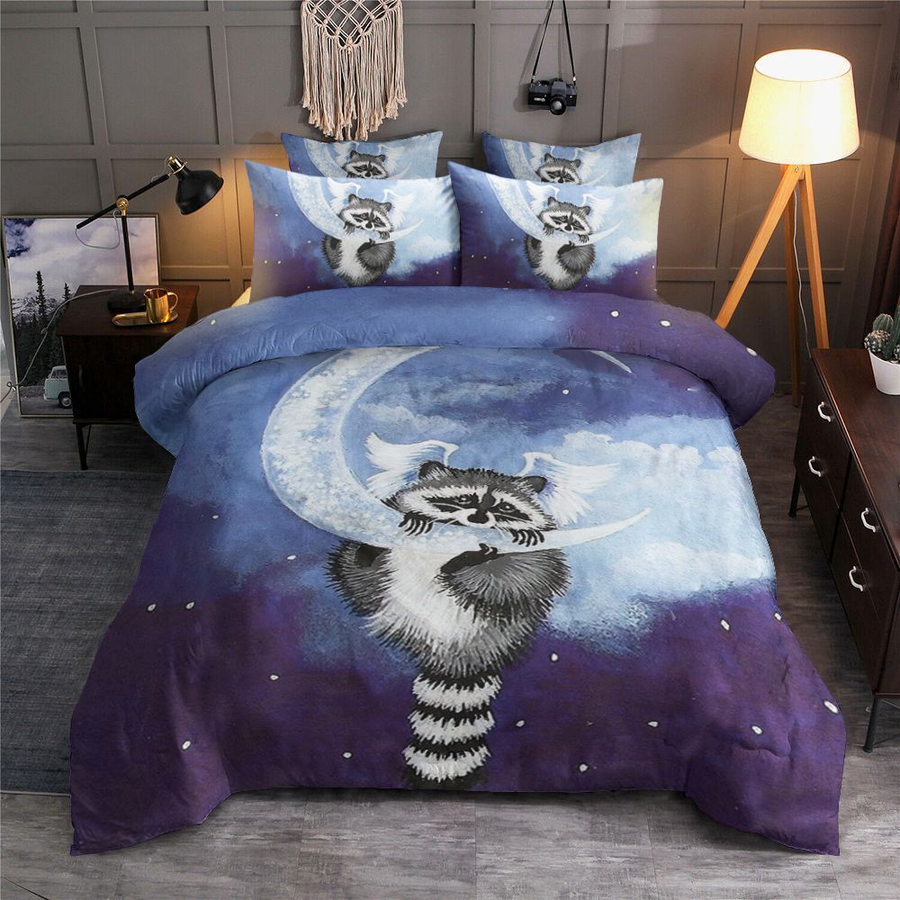 Raccoon Moon Bedding Set