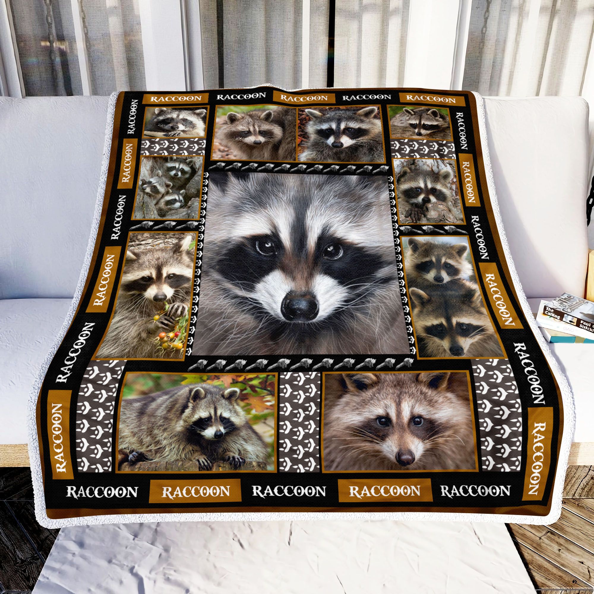 Raccoon Fleece Blanket