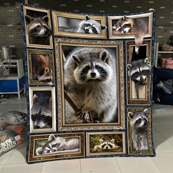 Raccoon Quilt Blanket DHC150120652TD