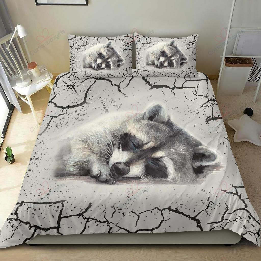 Raccoon Sleeping Bedding Set