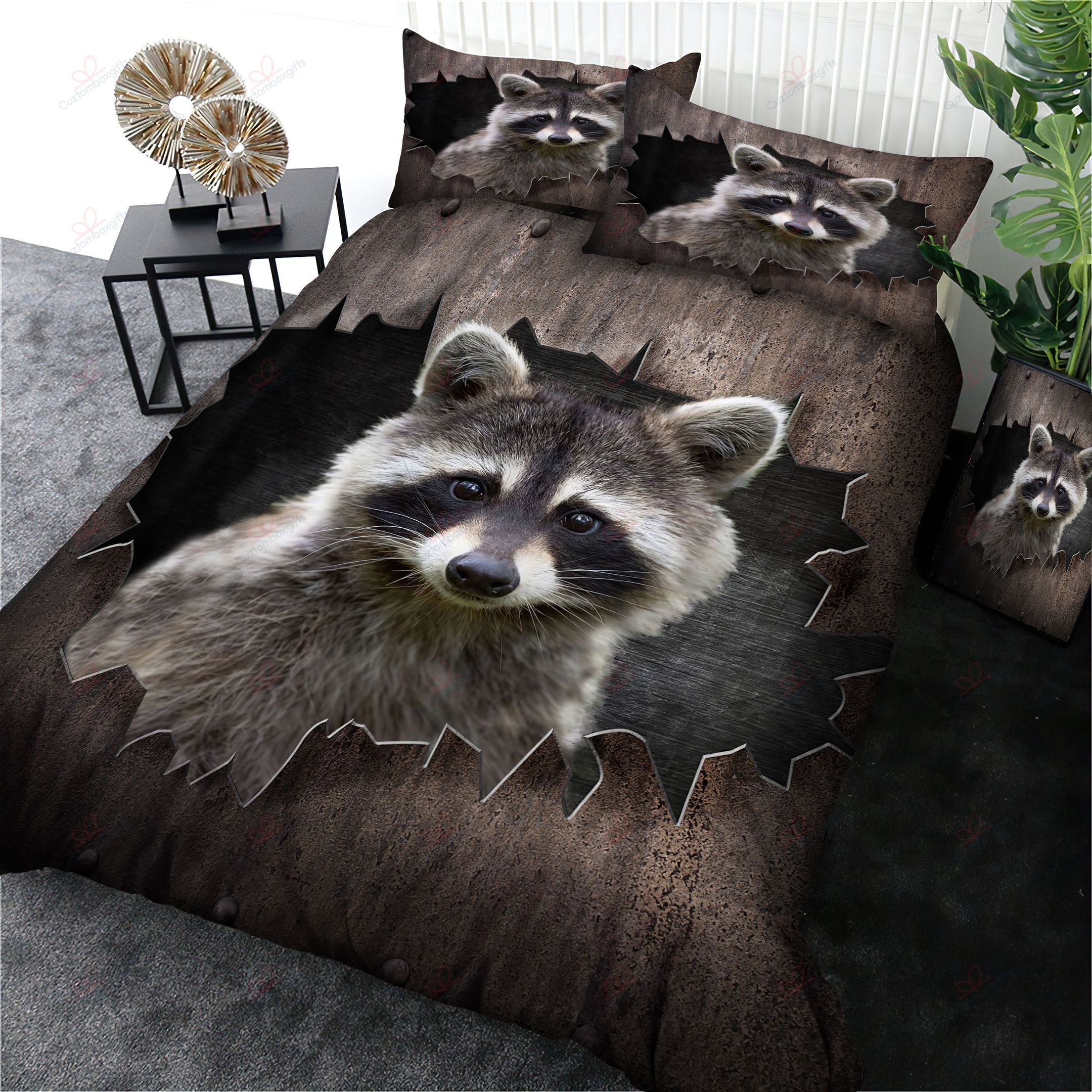 Raccoon Bedding Set