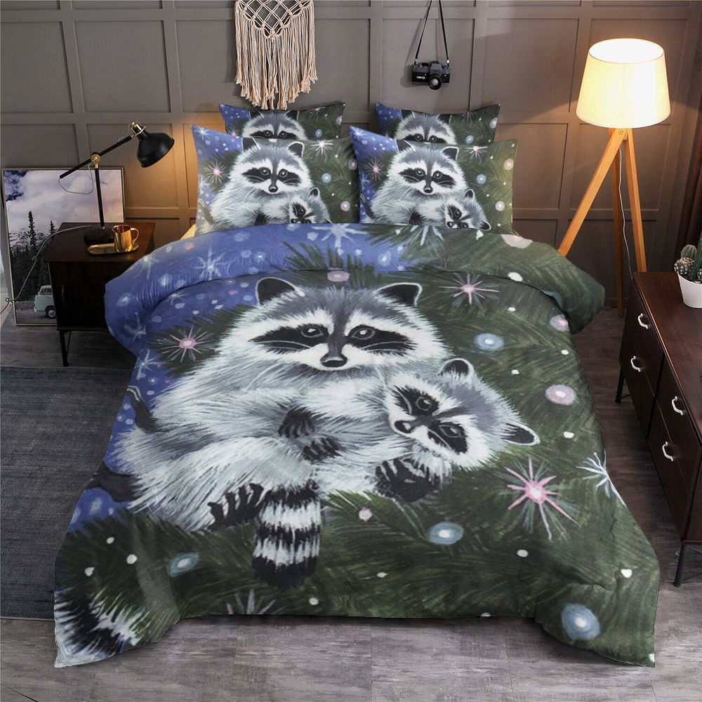 Raccoon Winter Bedding Set