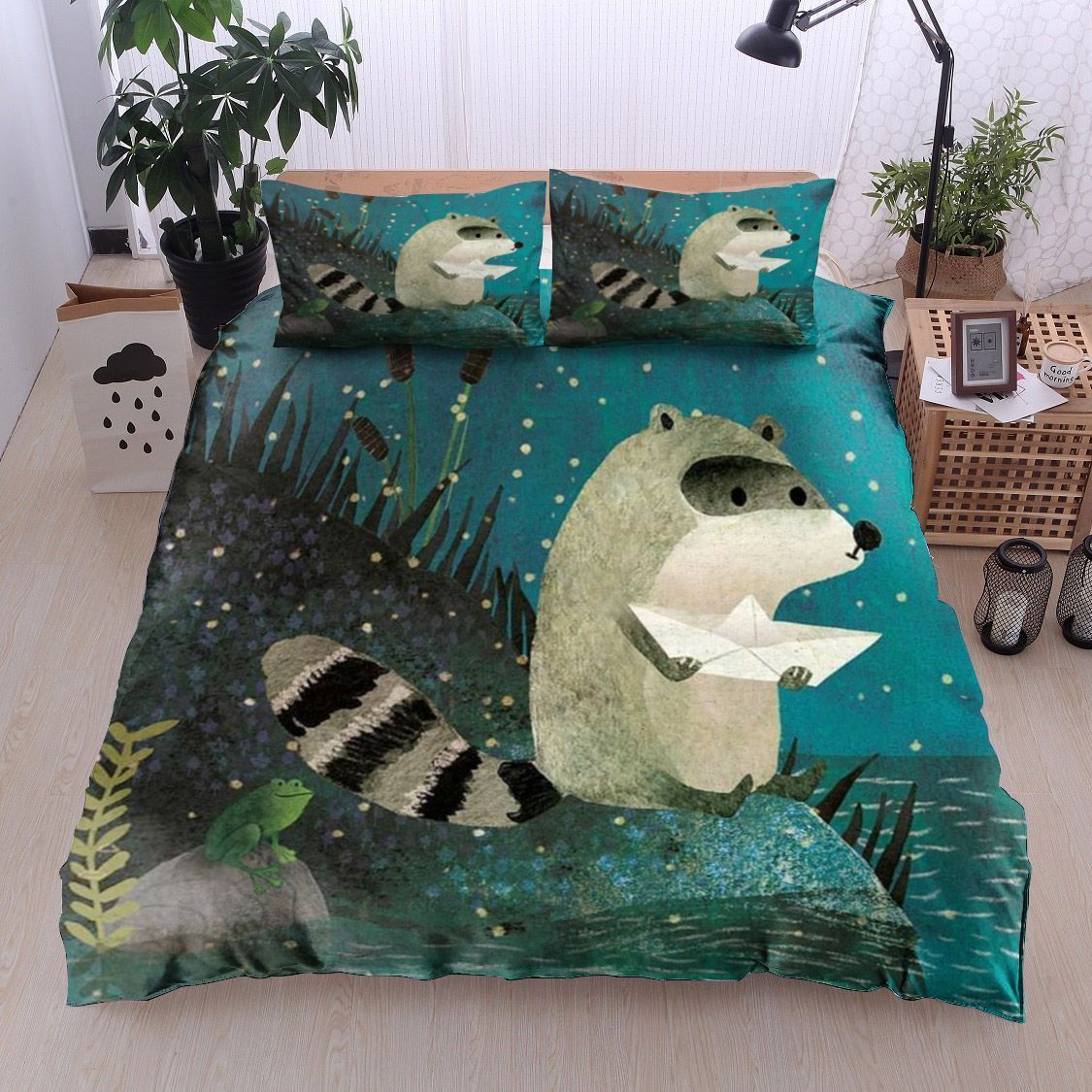 Raccoon Bedding Set