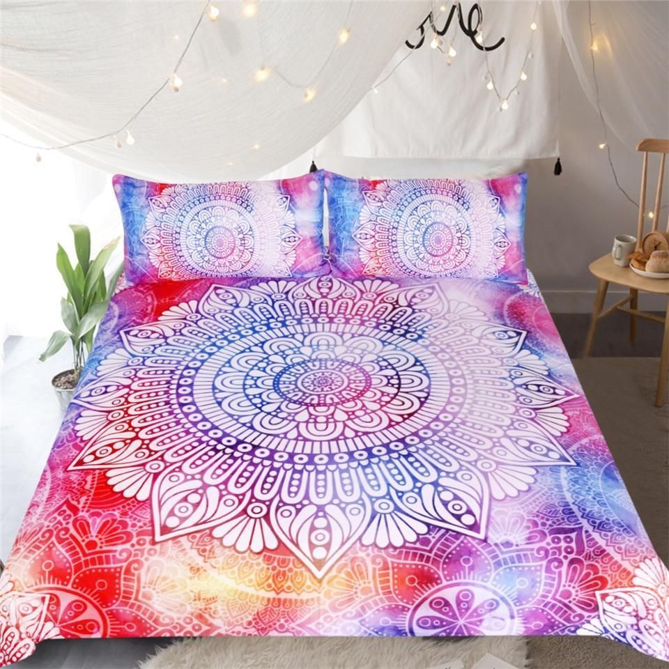 Raibow Mandala Bedding Set
